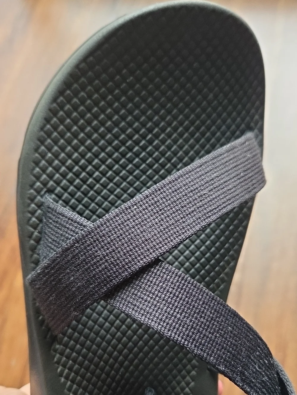 Chaco Men's Z/1 Black Sport Sandals with Adjustable Straps
